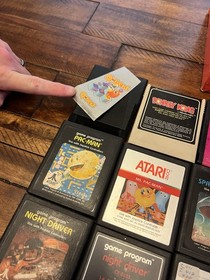 Vintage Atari Games Boxes Tele Game Center Untested As Is Lot Star Wars Raiders