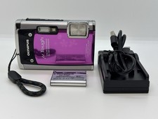  Exc  Olympus  Stylus Tough-6020 14MP 5x Zoom Pink Digital Camera From Japan