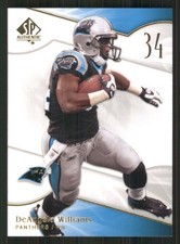 2009 SP Authentic #81 DeAngelo Williams Carolina Panthers 37683