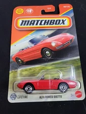 2025 Matchbox 60/125 '67 Alfa Romeo Duetto Red New Model Near Mint