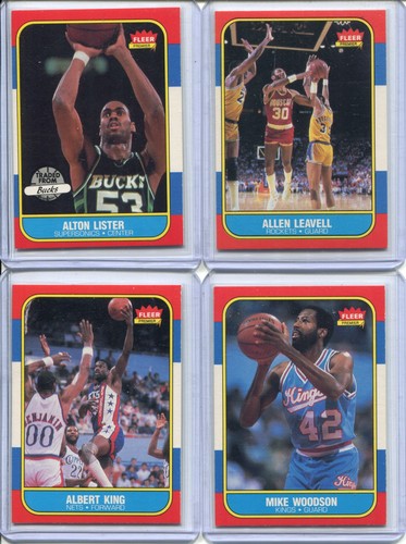 1986 Fleer Basketball Set 84/132 Bol Eaton Malone Webb Scott Rookie Card Kareem - Picture 18 of 21
