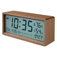 Smart Cute Digital Alarm Clock Snooze Wake Up Desk Clock Night Stand Clock Di...