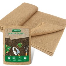 40" x 5 Feet Burlap Fabric Roll   Burlap Fabric by the Yard, Natural Jute Gar...