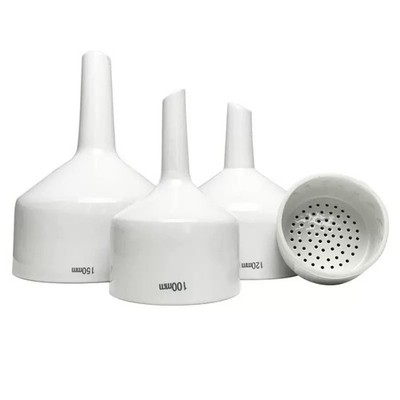 Laboratory Buchner Ceramic Funnel 80mm Porcelain Filter Lab Tool 1 PCS