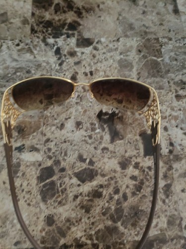 Invicta IEW033 Corduba Butterfly Filigree Gold/Brown Full Rim Women Sunglasses - Picture 6 of 13