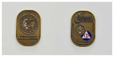 #ad McHenry County Emergency Management Challenge Coin 2#2 $39.99