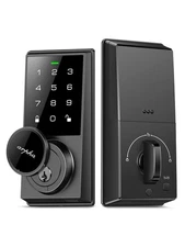 NGD-Keyless Entry Door Lock With Touchscreen Keypad, Arpha Electronic Keypad Dea
