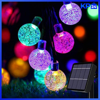 Solar Lichterkette 50LED Wasserdicht 8 Modi AußEn Innen FüR Garten Balkon
