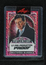 2024 Leaf Metal Pop Century 1/1 Christopher McDonald #BA-CM3 7jo