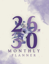 2026-2030 Monthly Planner 5 Years: 60 Months, January 2026 to December 2030