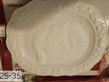 Mikasa Ceramic Turkey Platter