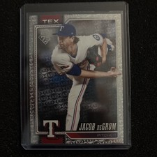 Jacob degrom orange Auto 25枚限定 SSP Jacob deGrom 2025 Topps #AA-18 All Aces /(SSP) Price Guide