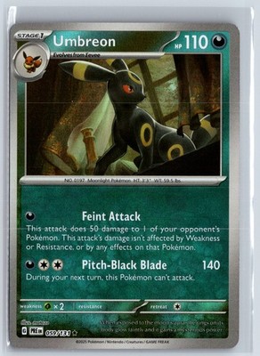 Umbreon (Master Ball Pattern) 059/131 Sv: Prismatic Evolutions Reverse Holo