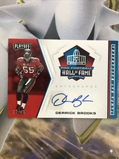 Derrick Brooks 2019 Panini Playoff Hall Of Fame Autographs /35 HOF-DB