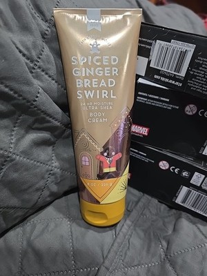 NEW Bath & Body Works Spiced Ginger Bread Swirl Ultra Shea Body Cream 8 Oz. 