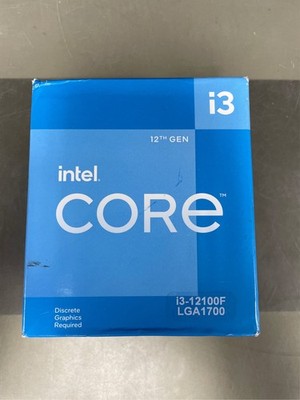 Intel Core i3-12100F Desktop Processor - 4 Cores (4P+0E) & 8 Threads - Up to 4 1