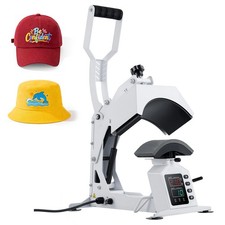 Uimoso Hat Heat Press Machine with 8.5 x 4 in Heating Plate for Caps