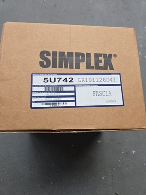 Simplex Kaba Access Fascia LLP101026D41 Satin Chrome finish 
