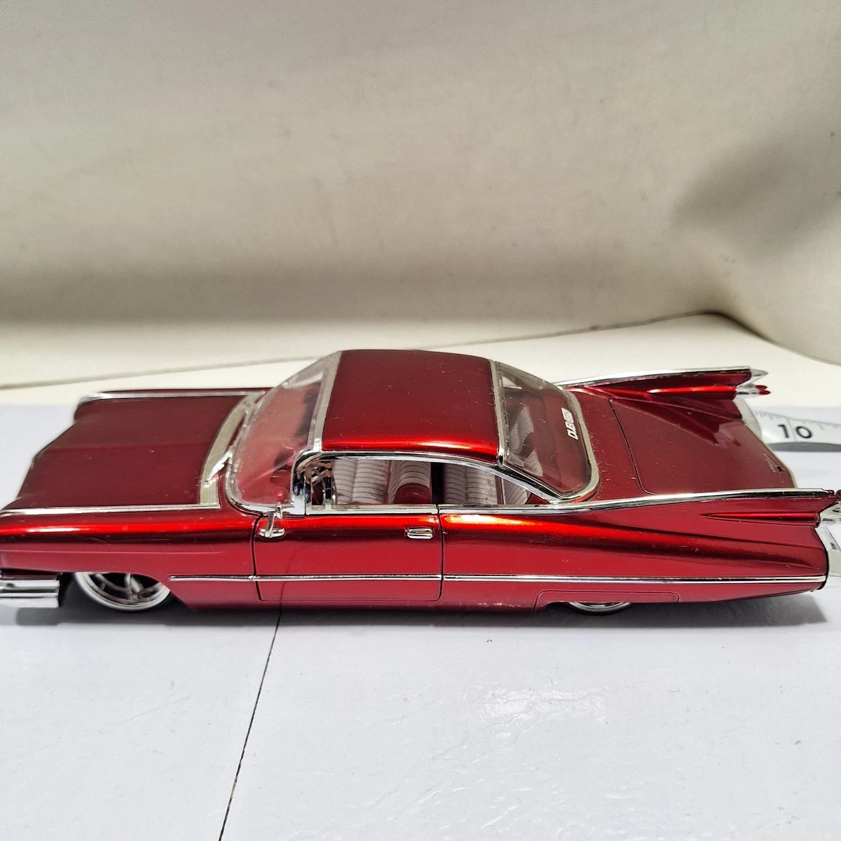 Miniature Stamp-Models Cadillac Coupé De Ville 1959 - Rouge - Échelle 1/43 - Lim. édition