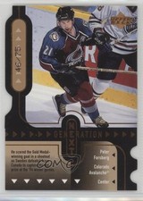 1998-99 Upper Deck Die-Cut Quantum Level 2 46/75 Peter Forsberg Olli Jokinen 0c3