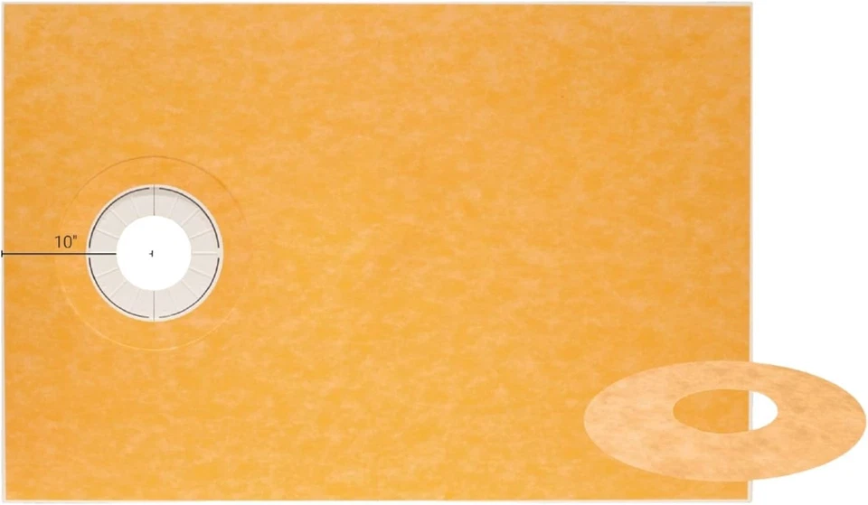 Plato de ducha inclinado Kerdi - Impermeable, ligero - 38x60" Foto 3 de 3