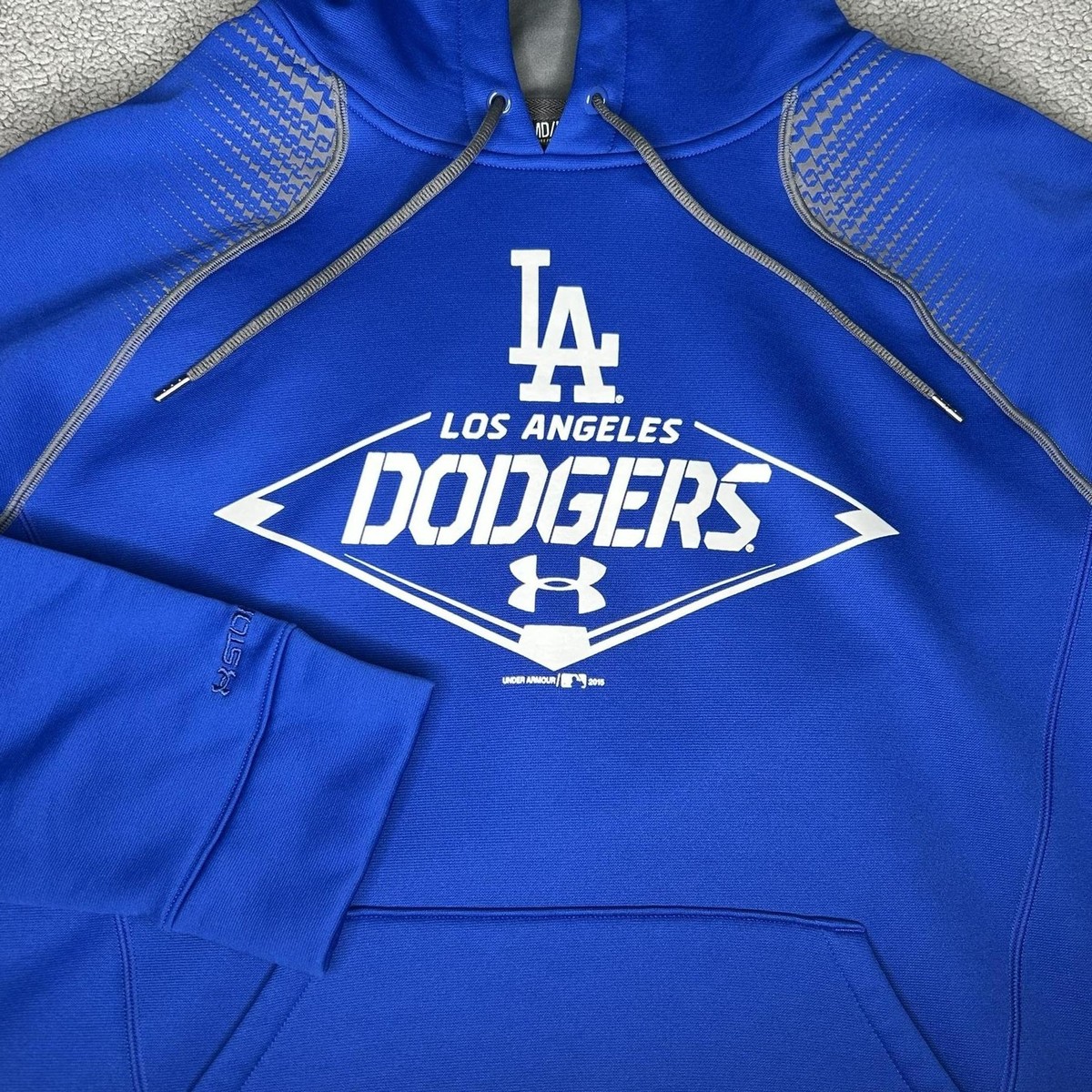 Los Angeles Dodgers Hoodie Mens Medium MLB Baseball Pullover Under