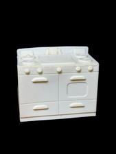 MARX VTG Stove Dollhouse Furniture, Traditional Line, 3/4" Scale HARD Plastic