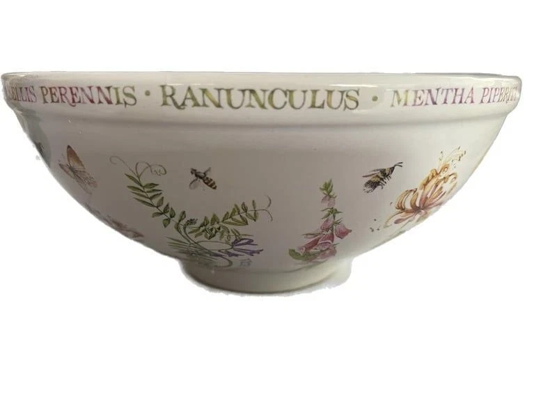 Conjunto de 2 tigelas de mistura de cerâmica Portmeirion Botanic Garden - Imagem 4 de 4