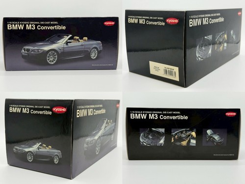 Kyosho 1/18 Bmw M3 Convertible E92 Movable Roof Minicar - Imagen 8 de 10