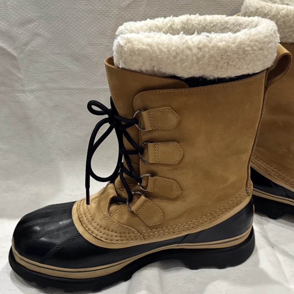 Botas Sorel Caribou Para Hombre Talla 10 Impermeables Invierno Nieve Piel Sintética Forradas Foto 4 de 4