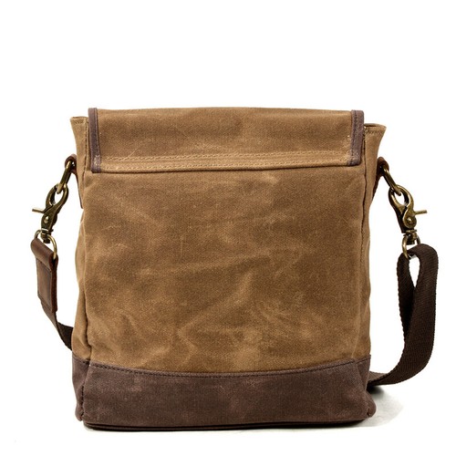 Herren Mittelalter Umhängetasche Canvas Schultertasche Kuriertasche Paket Outdoor Reisetasche - Bild 9 von 18