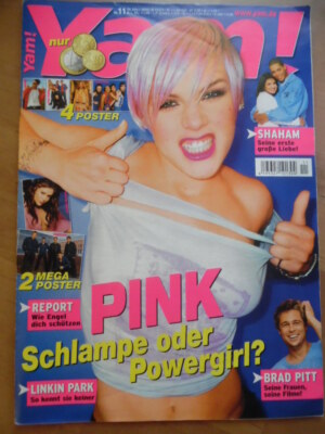 YAM! 11 - 2002 PINK Alyssia Milano Westlife Brad Pitt Linkin Park Samajona Tribe