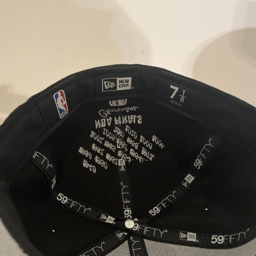 New Era Los Angeles Lakers 17X Crown Champs 59FIFTY Fitted Hat Cap Size 7 1/8 - Picture 6 of 7