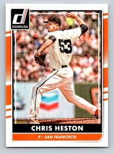 2016 Donruss 135 Chris Heston San Francisco Giants