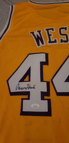 Jerry West Signed Custom Jersey Los Angeles Lakers JSA Certified - Picture 2 of 3