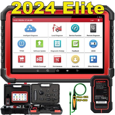 LAUNCH X431 PRO3S+ PAD V + Car OBD2 Scanner Diagnostic Tool Key Programming ADAS