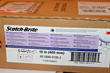 3M 7100159493 Floor Pad, Scotch-Brite, Diamond, Purple, 16", 5/Case FP-DP Series