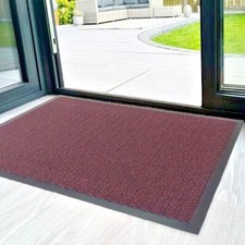 Heavy Duty Rubber Mat PVC Edge Door Entrance Barrier Hard Wearing Dust Large Rug