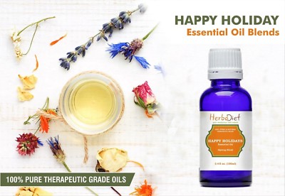 Essential Oil Pure Blend HAPPINESS JOY Natural Aromatherapy Diffuser Massage