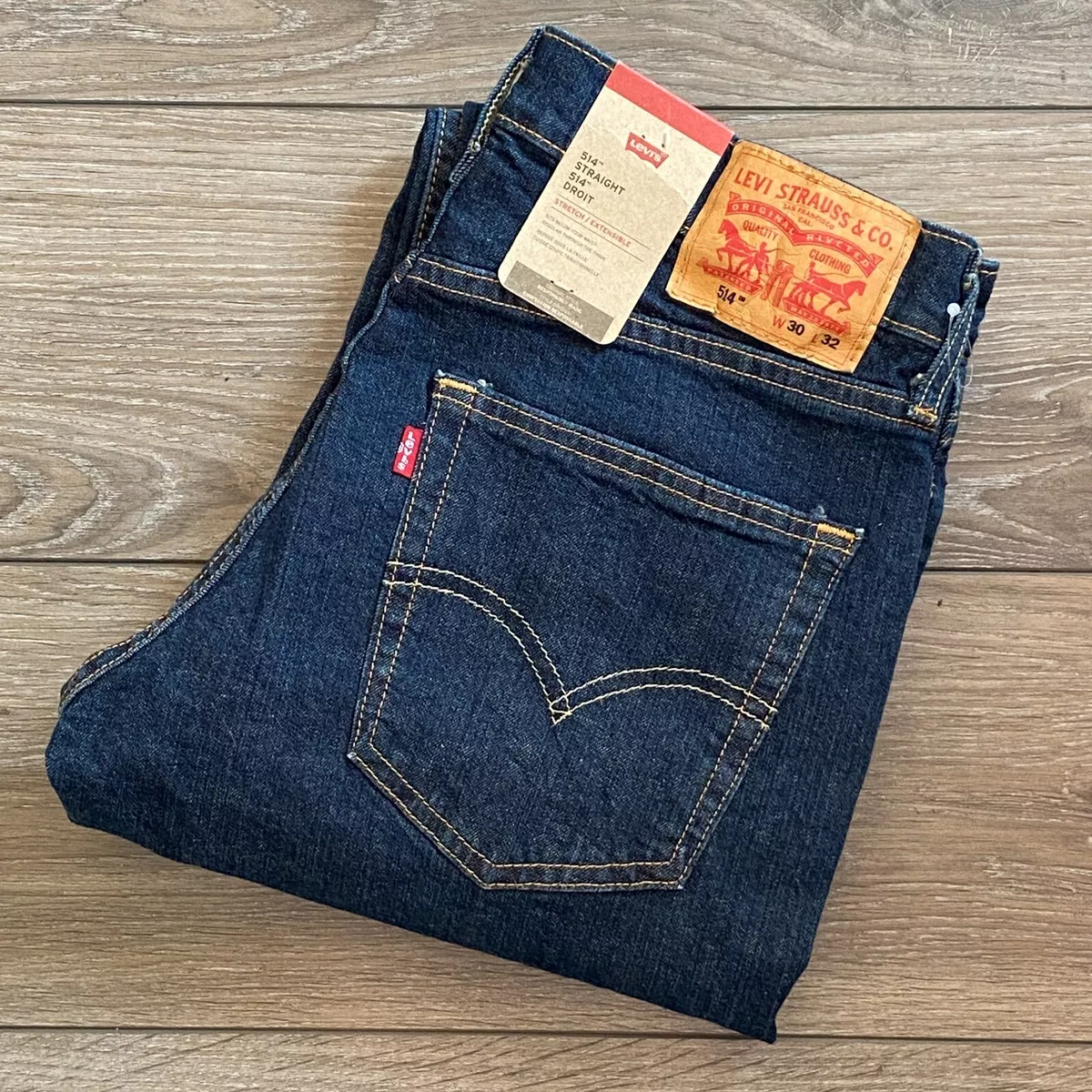Levi s 514 Men s Straight Leg Dark Jeans Size 30 x 32