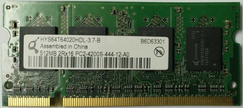 Module mémoire SODIMM PC2 512/1024Mo DDR-533/667/800MHz - Imagen 9 de 9