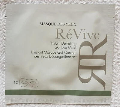 RéVive ~ Masque de Yeux Instant De-Puffing Gel Eye Mask ~ Single Use ~ NEW - image 1 of 4