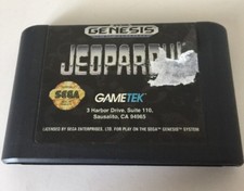 Jeopardy! Sega Genesis Cartridge only