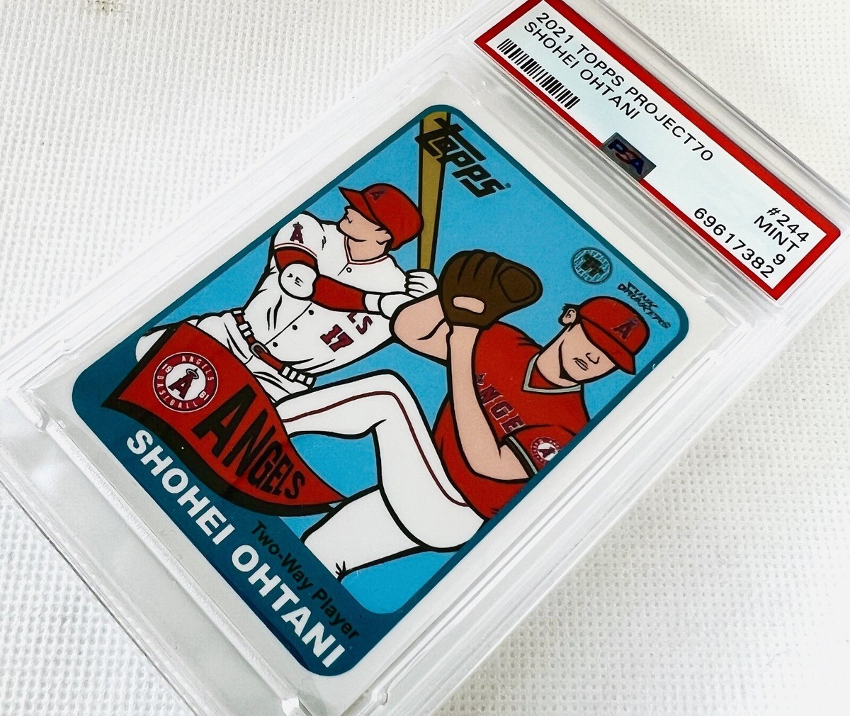 2021 Topps Project 70 Shohei Ohtani Toy Tokyo #244 PSA 9 💎 PSA