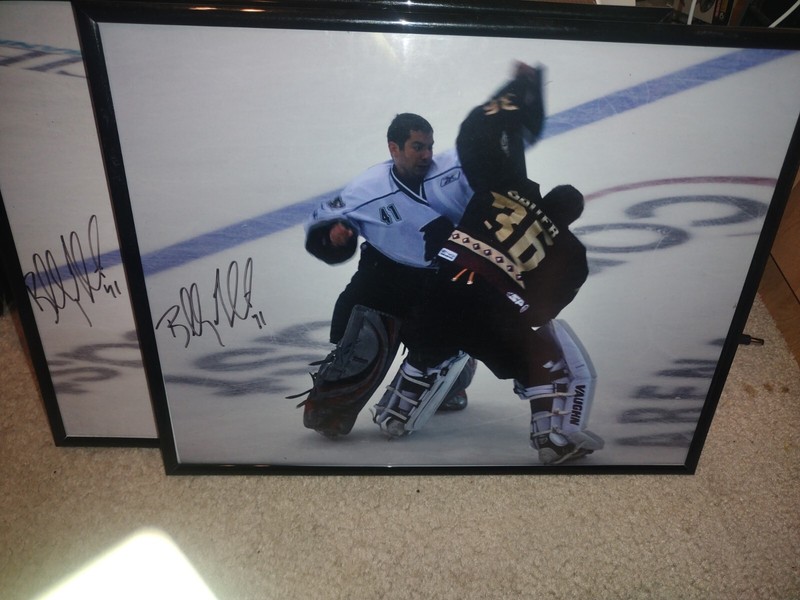 Florida Everblades Goalie Fight Photo