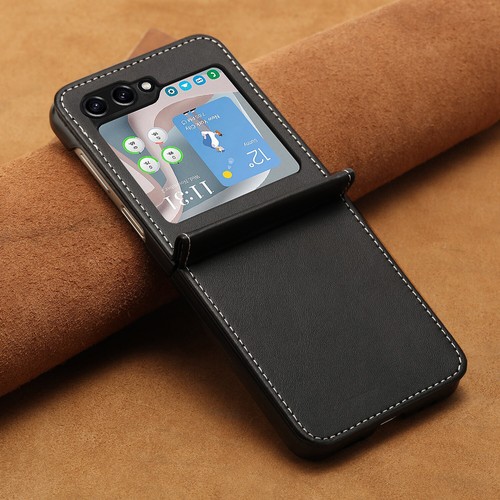 Slim Leather Matte Case for Samsung Galaxy Z Flip 7 6 5 4 Shockproof Phone Cover - 第 10/20 張圖片
