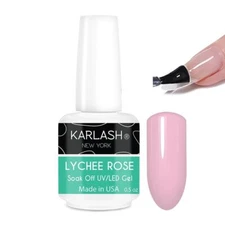 Karlash UV/LED Gel Soak Off Gel Polish Strong Gel Shine Finish Lychee Rose