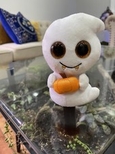  2017 Ty Beanie Boo's Halloween SCREAM the Ghost Medium Buddy 9" 