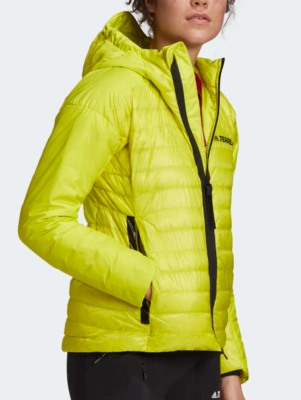 アディダス ジャケット(レディース) TERREX Wind Jacket Women’s  S  W39253(プライムイエローS12) $300 NWT ADIDAS SzS WOMEN TERREX MYSHELTER DOWN HOODED PUFFER