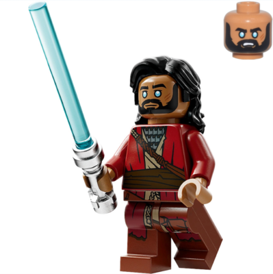 LEGO Star Wars Ezra Bridger Minifigure Jedi Dark Red Robe